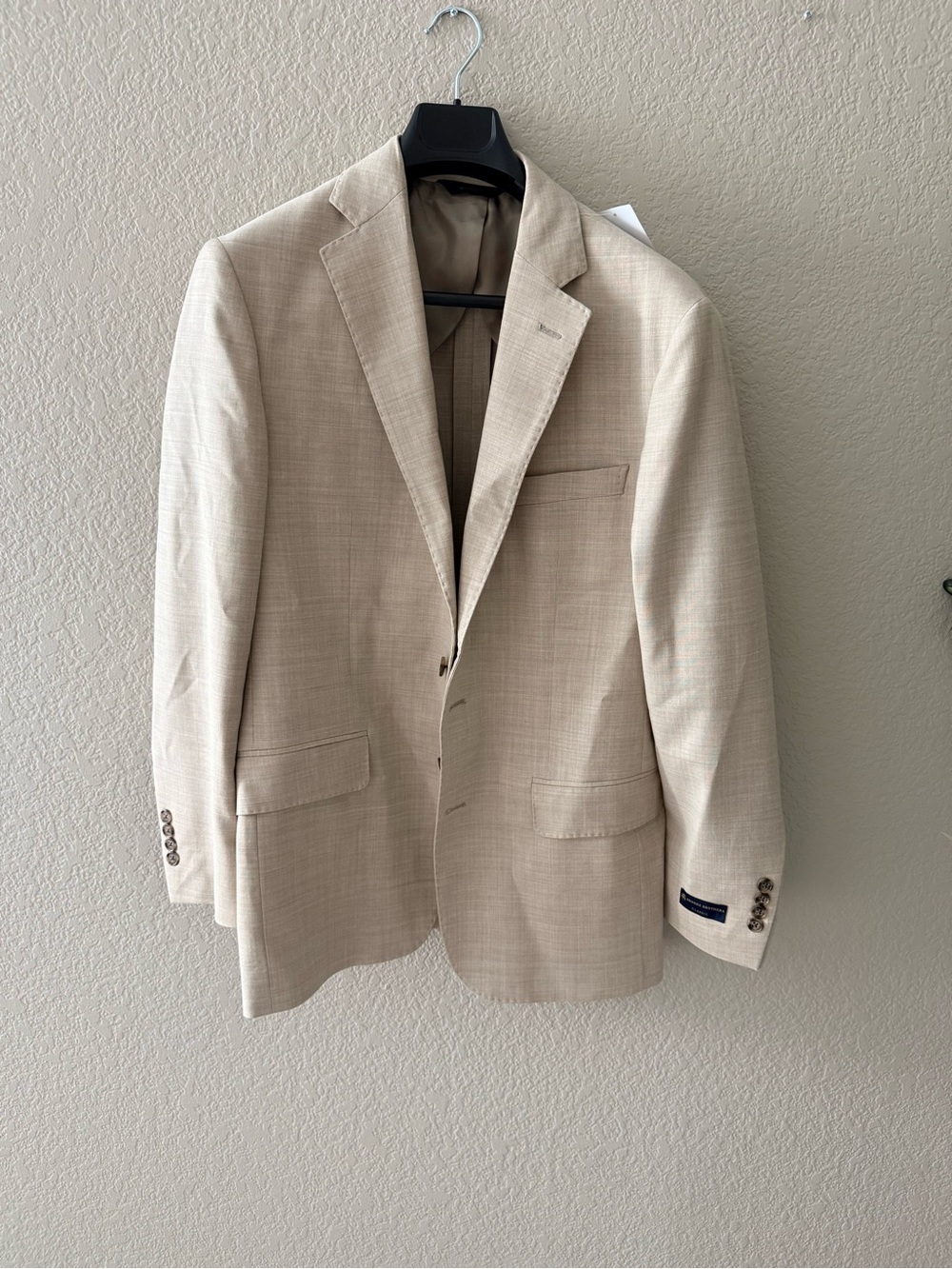 NWT Brooks Brothers Classic Fit Beige Wool Blend Blazer 38R